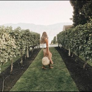 Hand-Woven Rattan Bag